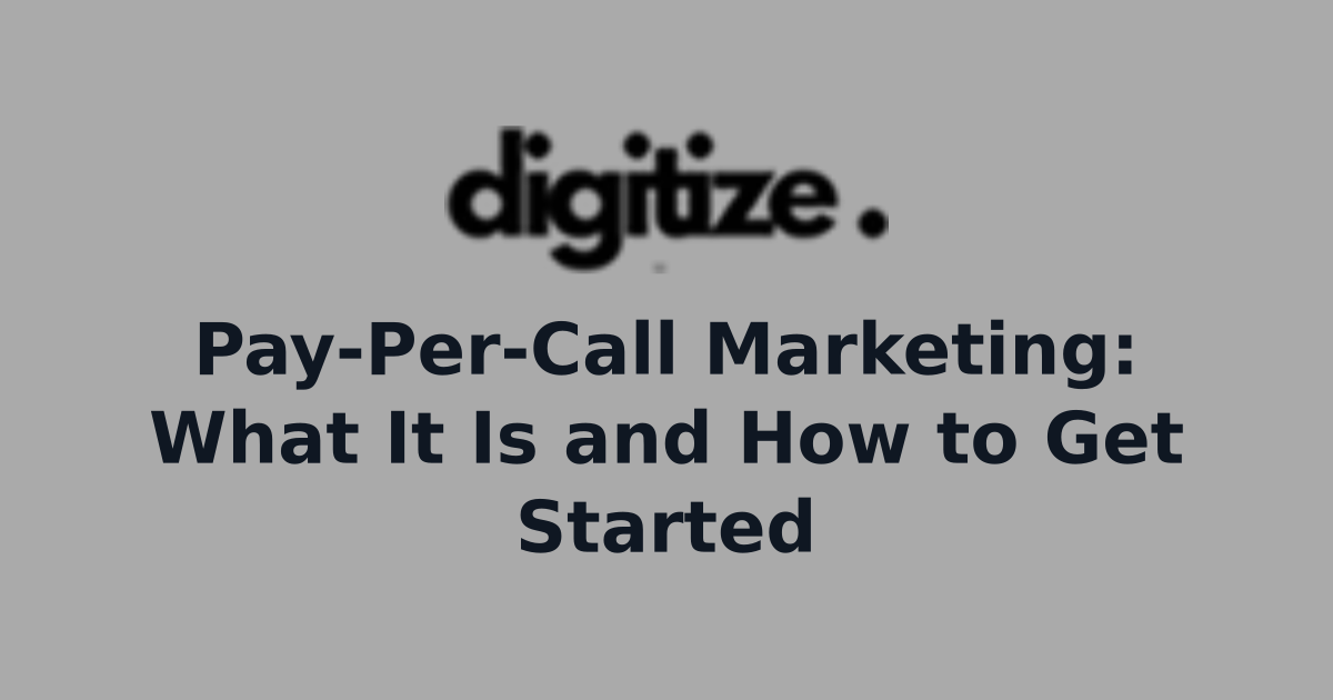 Smartphone showing an inbound call from an ad, representing a pay-per-call campaign that routes qualified callers to a business